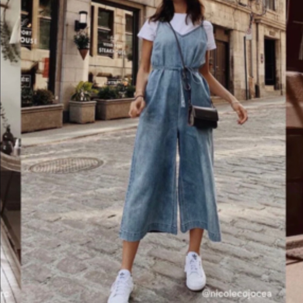 (NWT) denim jumpsuit - Frank and Oak